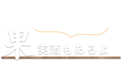 美味しい果実酒もあるよ